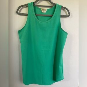 Bright Teal Scoop Neck Tank
